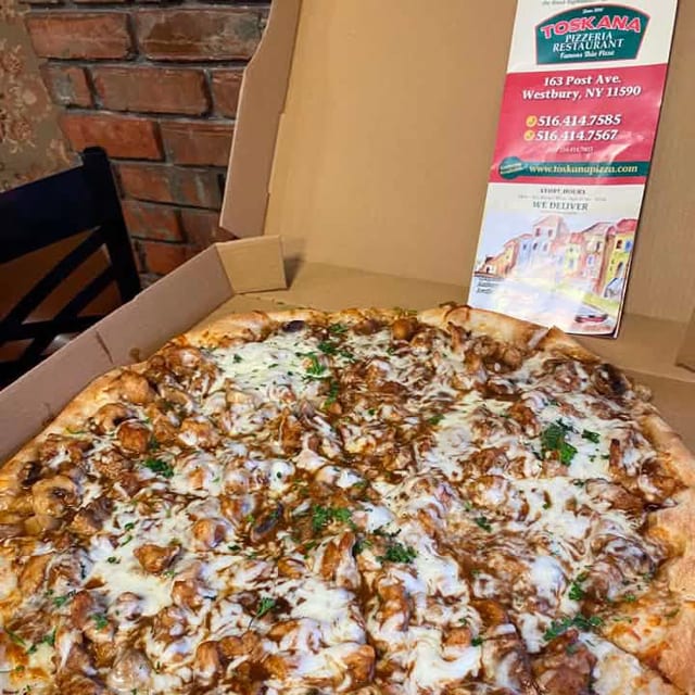 Chicken Marsala Pizza.