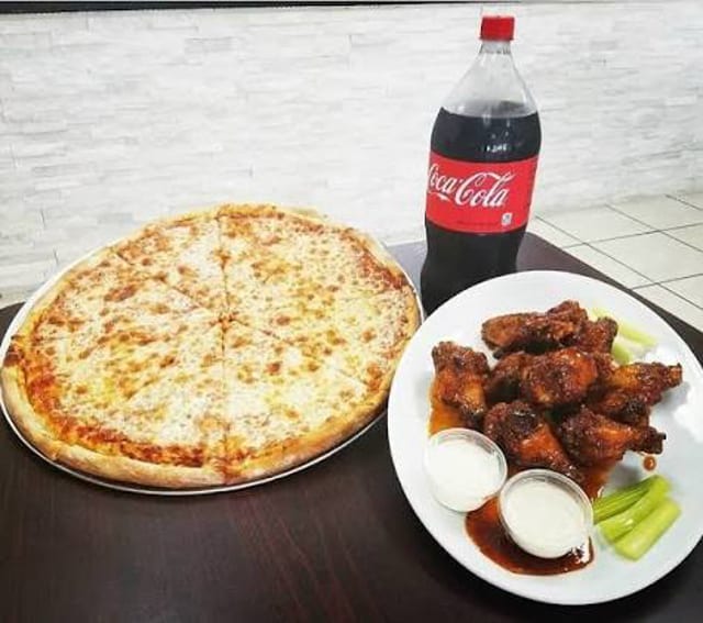 Large Pie, 10 Wings, 6 Garlic Knots & a 2L Soda.