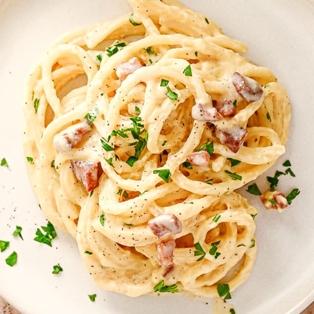 Spaghetti Carbonara.