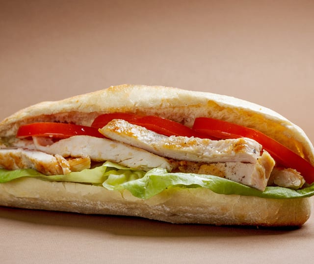 Grilled Chicken or Cutlet Hero.