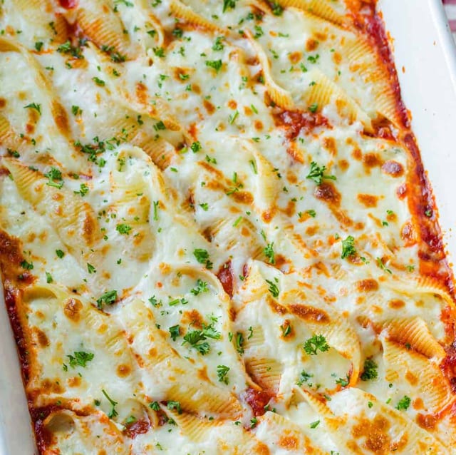 Baked Stuffed Shells.