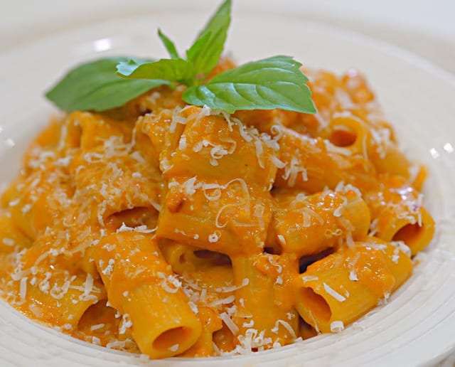 Rigatoni Alla Vodka.