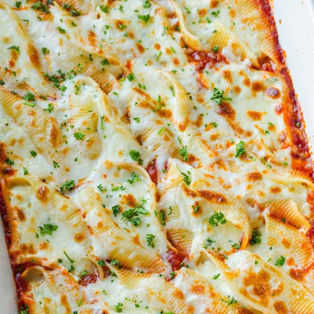 Stuffed Shells Pasta.