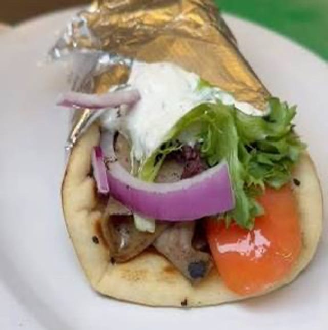 Lamb Gyro Pita.