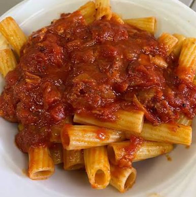 Rigatoni Marinara.