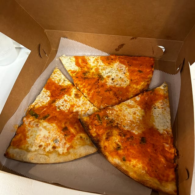 Vodka & Fresh Mozzarella Pizza.