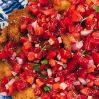 Veal Bruschetta Alla Milanese