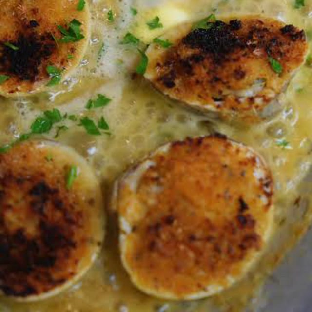 Baked Clams Oreganata.