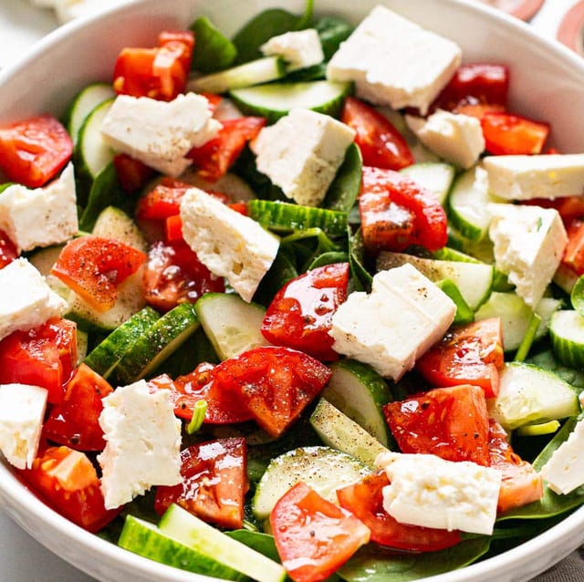 Baby Spinach Salad.