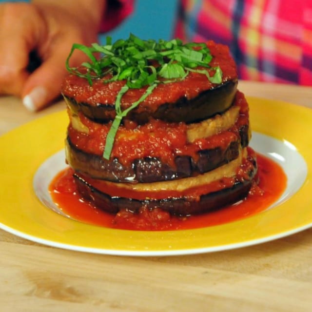 Battered Eggplant or Parmigiana.