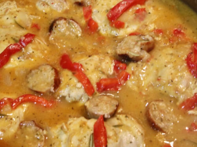 Chicken Scarpariello.