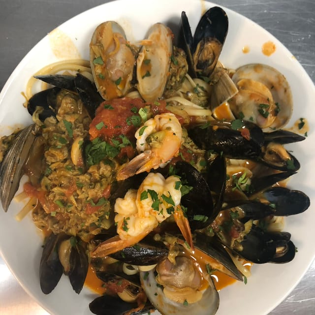 Seafood Linguini.