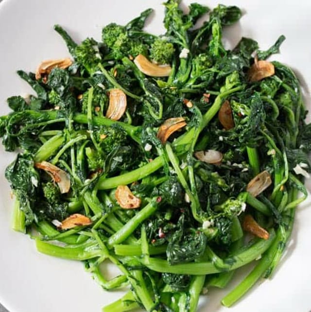 Sautéed Broccoli Rabe (In Season).