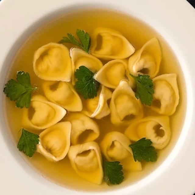 Tortellini in Brodo Soup.