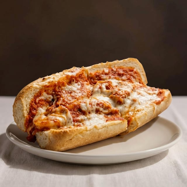 Jumbo Shrimp Parmigiana Hero.