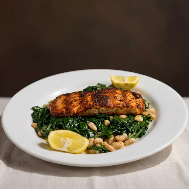 Grilled Salmon.