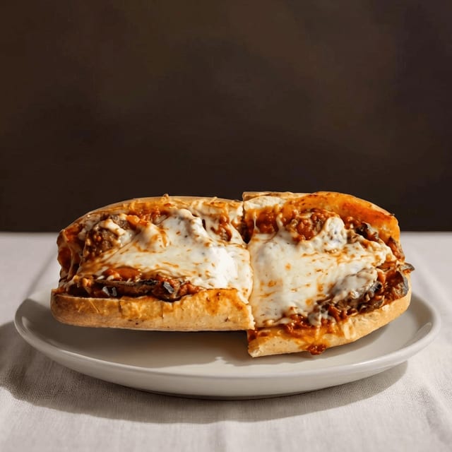 Chicken Parmigiana Hero.